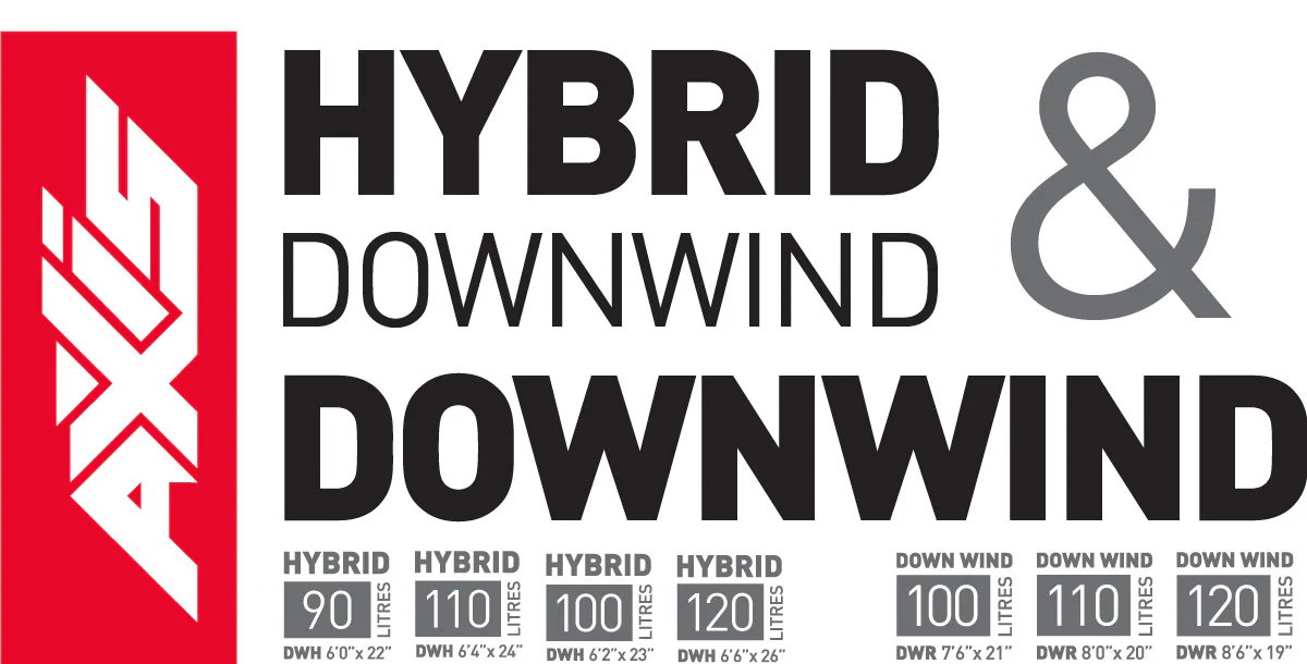 Axis Hybrid Downwind Foil board  6'0 x 22 - 90L - Image 4