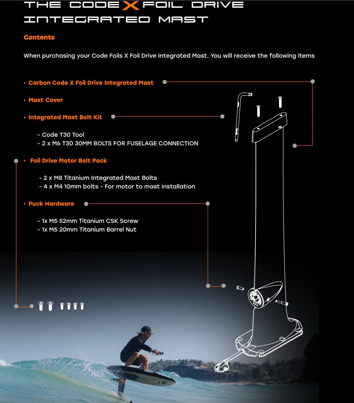 Code Foils x Foil Drive Integrated Mast - Image 11