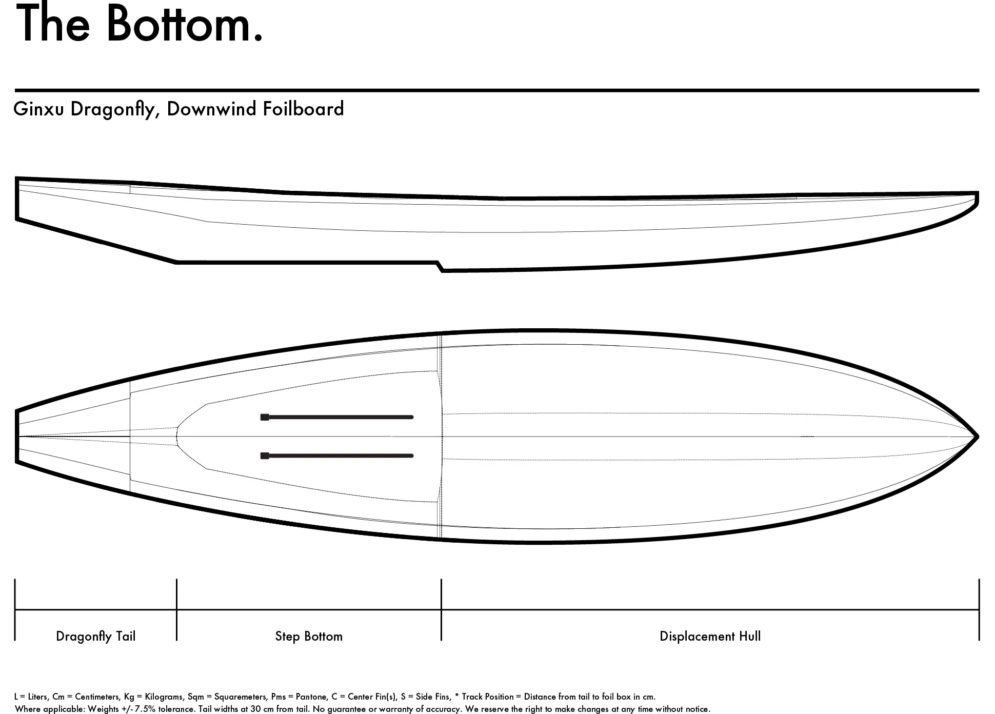 KT Ginxu Dragonfly SUP FOIL 7'0 x 19 - 100L - Image 7