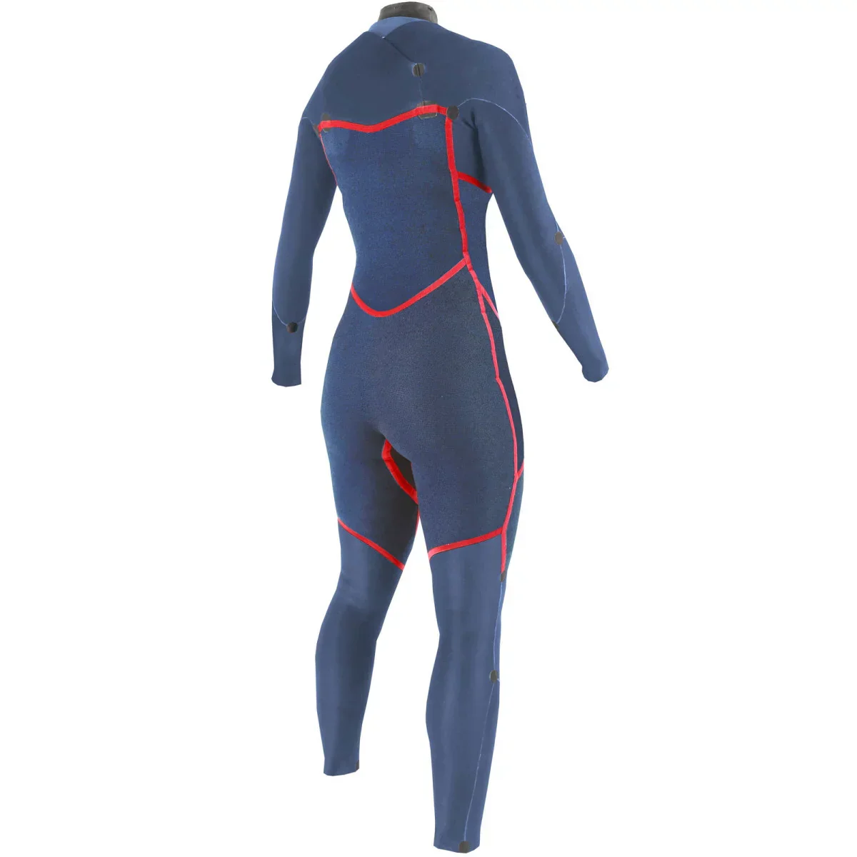 Sooruz Divine Womens 4/3 Fullsuit Front Zip - Image 4