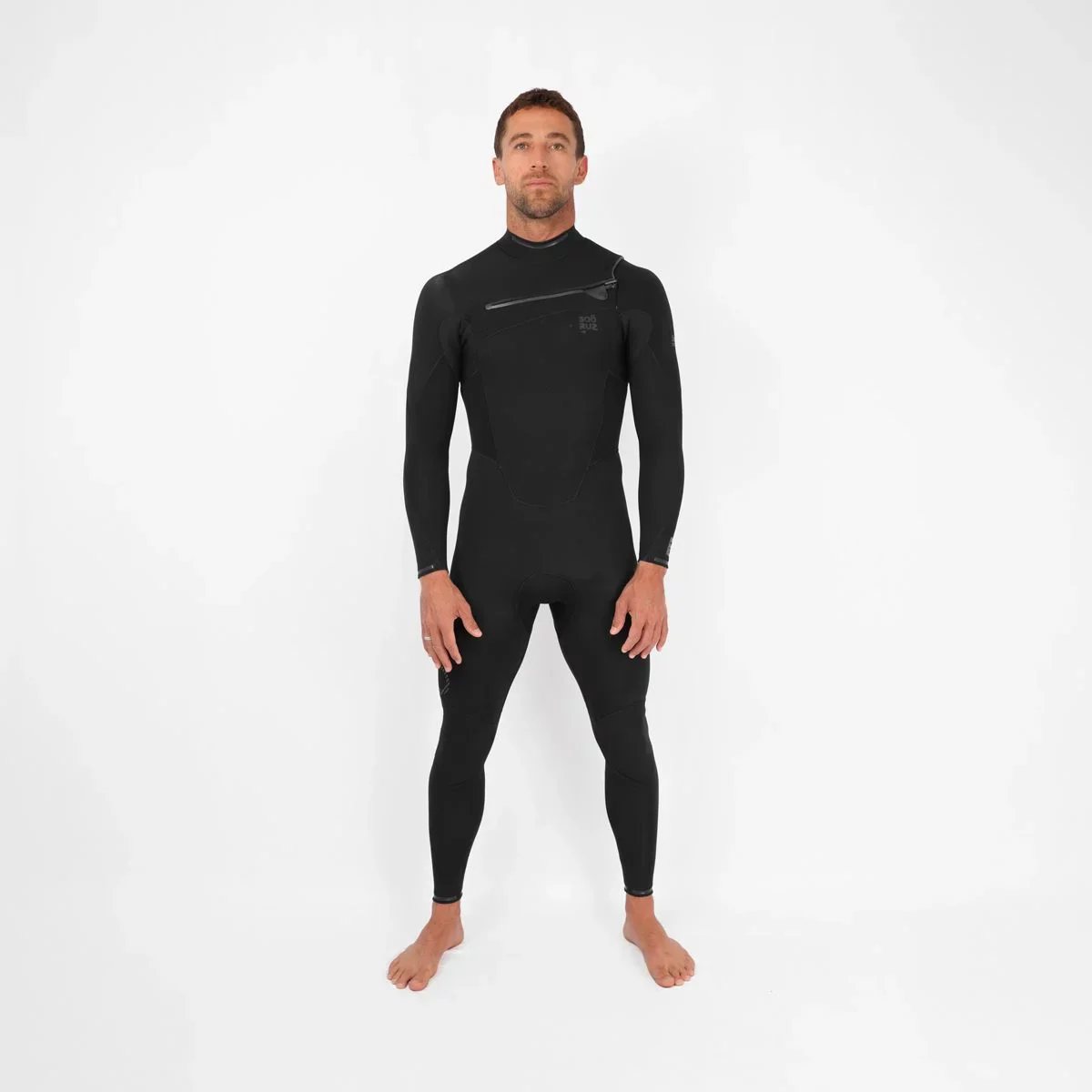 Sooruz FIGHTER 4/3mm Men's Fullsuit Chest Zip - Black - Image 5