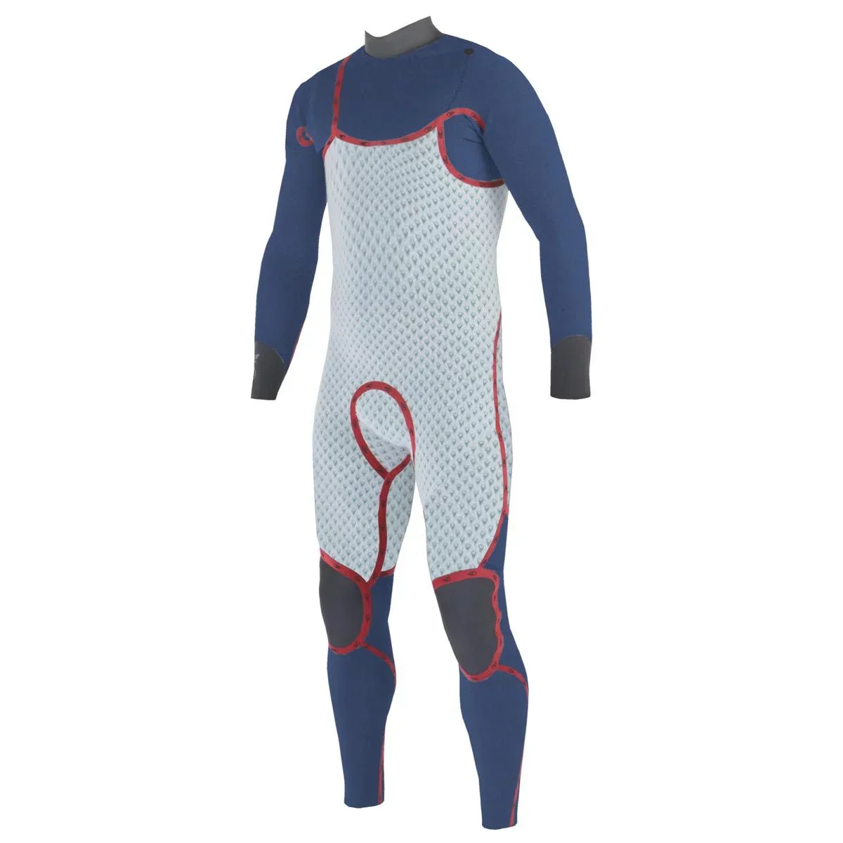 Sooruz GURU PRO 3/2mm Men's Fullsuit Chest Zip - Black - Image 2